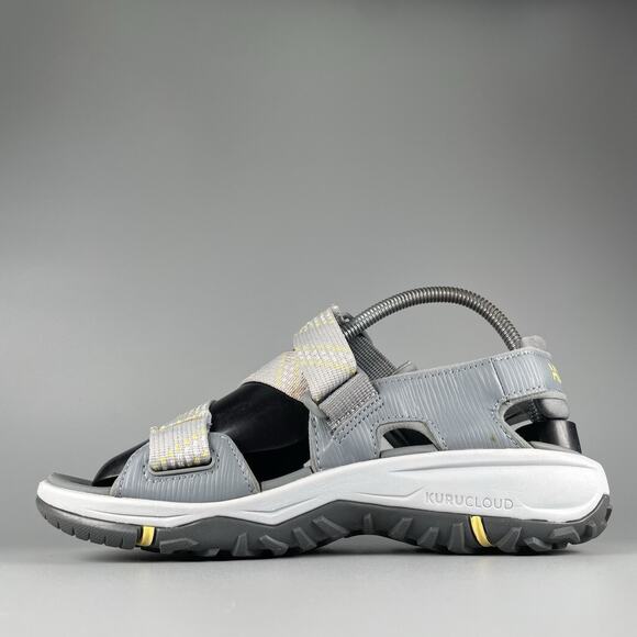 Kuru Current Womens Size 9 Gray Strappy Slip-On Waterproof Sandal Casual Comfort - Picture 7 of 9